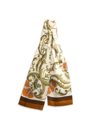 Hermès Pre-Owned 1980s Cheval turc silk scarf - Neutrals