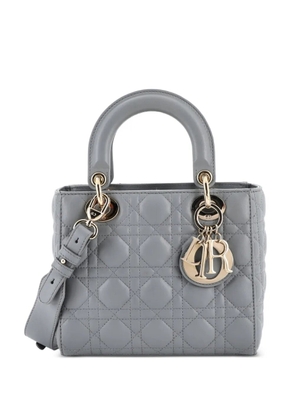 Christian Dior Pre-Owned My ABCDior Lady Dior Bag Cannage Quilt Lambskin crossbody bag - Grey