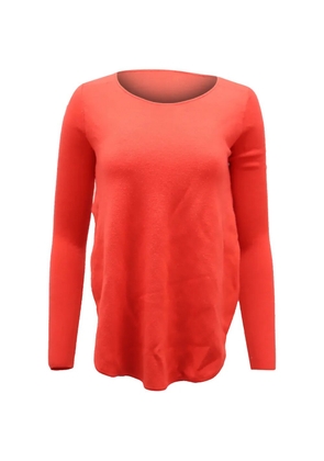 Theory crew-neck wool sweater - Orange