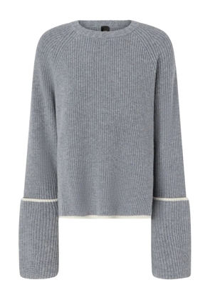 PINKO Procida ribbed sweater - Grey