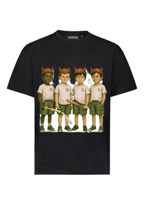 Mostly Heard Rarely Seen Culturally Inappropriate Boys Team T-shirt - Black