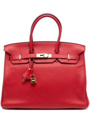 Hermès Pre-Owned 2011 Togo Birkin Retourne 35 handbag - Red