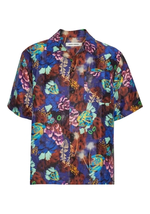 Henrik Vibskov Artist printed shirt - Blue
