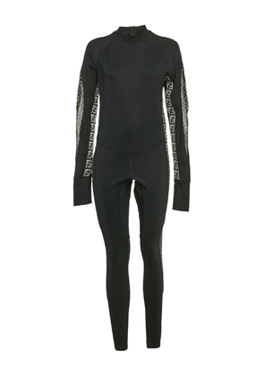 Fendi Pre-Owned FF-logo jumpsuit - Black