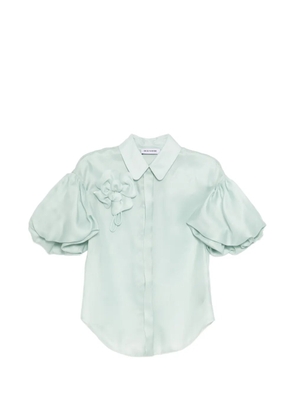 Dice Kayek floral embroidered shirt - Green