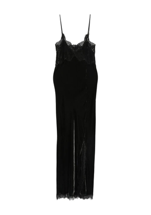HERSKIND Micke lace-trim slip dress - Black