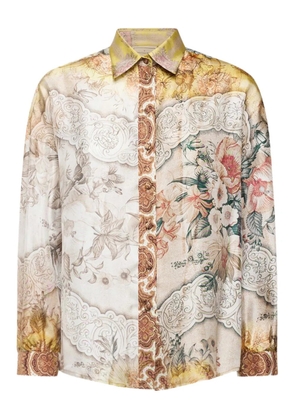 Pierre-Louis Mascia floral-print shirt - Neutrals