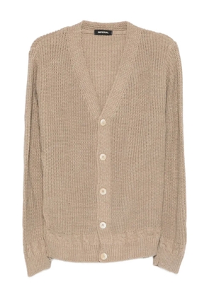 IMPERIAL buttoned knit cardigan - Neutrals