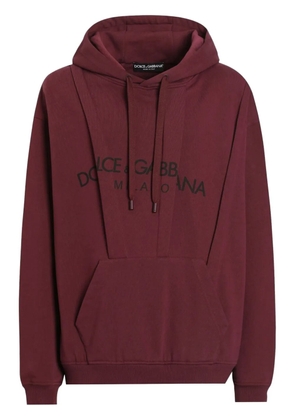 Dolce & Gabbana logo-print hoodie - Red