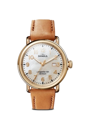 Shinola Runwell 41mm watch - White