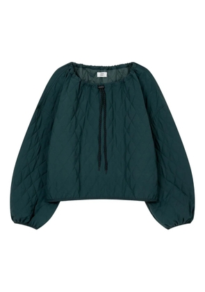 TOMBOY neck-string quilted top - Green