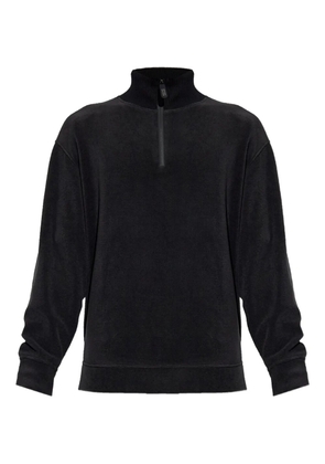 Giorgio Armani half-zip sweater - Black