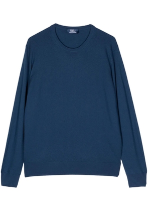 Fedeli round-neck jumper - Blue