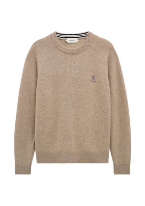 Pringle of Scotland crew-neck logo sweater - Neutrals