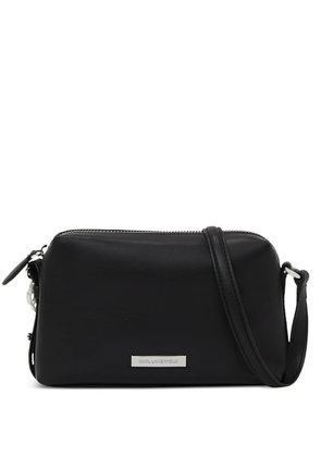 Karl Lagerfeld logo-plaque cross body bag - Black