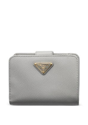 Prada small Saffiano leather wallet - Grey