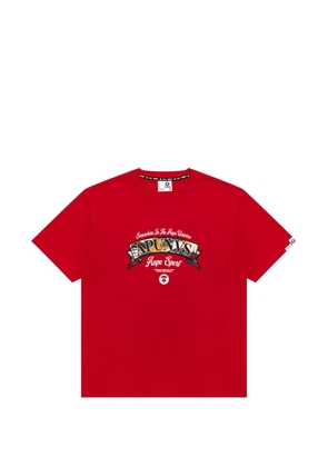 AAPE BY *A BATHING APE® graphic T-shirt - Red