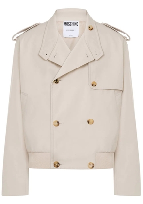 Moschino double-breasted jacket - Neutrals