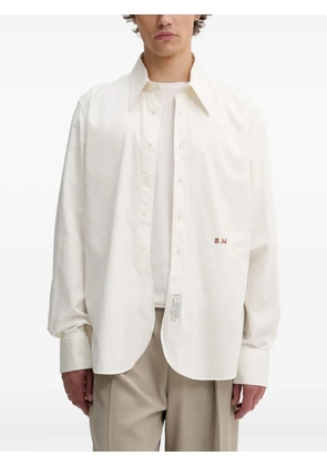 BLUEMARBLE logo-embroidered shirt - White