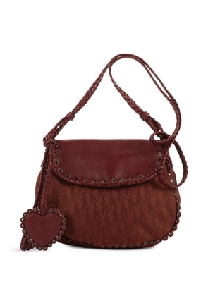 Christian Dior Pre-Owned mini Grommet braided strap shoulder bag - Red