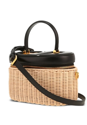 Christian Dior Pre-Owned Wicker CD vanity bag - Neutrals