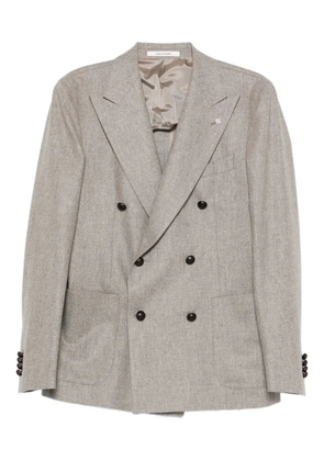 Tagliatore double-breasted blazer - Grey