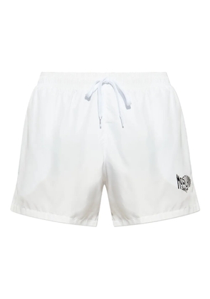 Moschino logo swim shorts - White