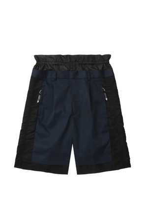 Toga panelled shorts - Blue