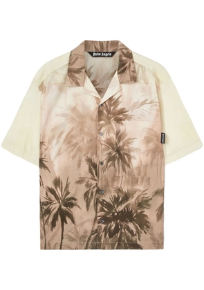 Palm Angels Sunset Palms Bowling shirt - Neutrals