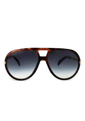 Eyewear by David Beckham Voyager pilot-frame sunglasses - Brown
