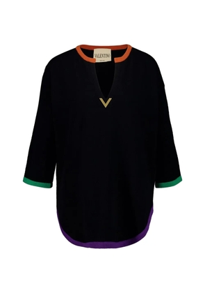 Valentino Garavani VGold wool sweater - Black