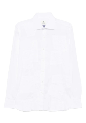 Junya Watanabe MAN patchwork long sleeved shirt - White
