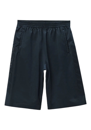 Alexander Wang perforated-logo shorts - Black