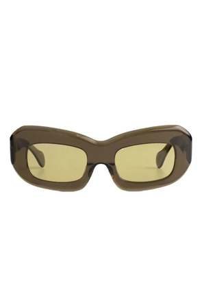 Port Tanger Oliban geometric sunglasses - Green