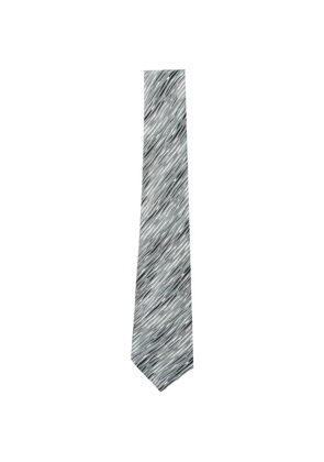 Emporio Armani patterned tie - Grey