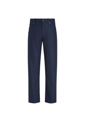 Zegna button trousers - Blue