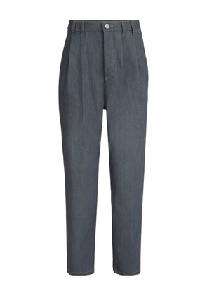 Brunello Cucinelli pleat five-pocket trousers - Grey