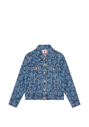 ICECREAM logo-appliqué denim jacket - Blue