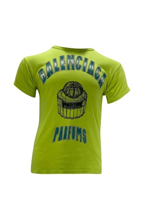 Balenciaga Pre-Owned graphic-print crewneck T-shirt - Green