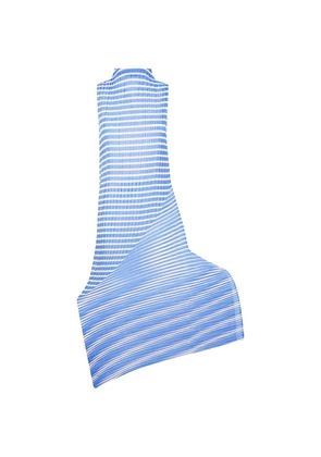 Issey Miyake striped dress - Blue