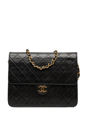 CHANEL Pre-Owned 1994-1996 Small CC Quilted Lambskin Single Flap crossbody bag - Black