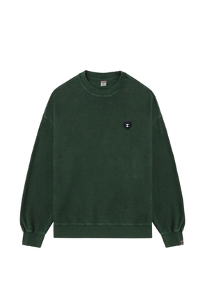 A BATHING APE® heart-patch sweatshirt - Green