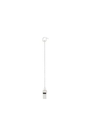 Courrèges Whistle chain earring - Silver