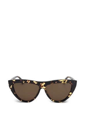 Bottega Veneta Pre-Owned cat-eye sunglasses - Brown