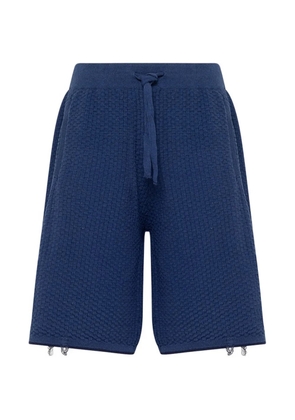 Laneus knitted shorts - Blue