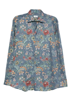 ETRO floral-print shirt - Blue