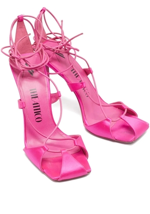 The Attico pre-owned 100mm strappy sandals - Pink