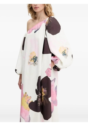 Stine Goya off-shoulder floral print maxi dress - White