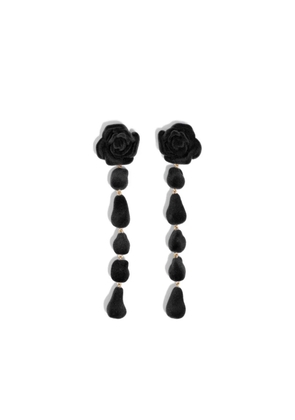 Bimba y Lola rose drop earrings - Gold