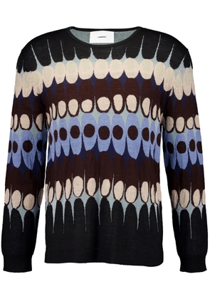 COMMAS jacquard crew-neck jumper - Blue
